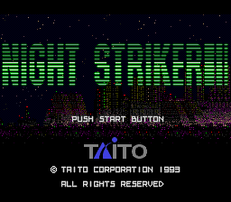 Заставка игры Night Striker